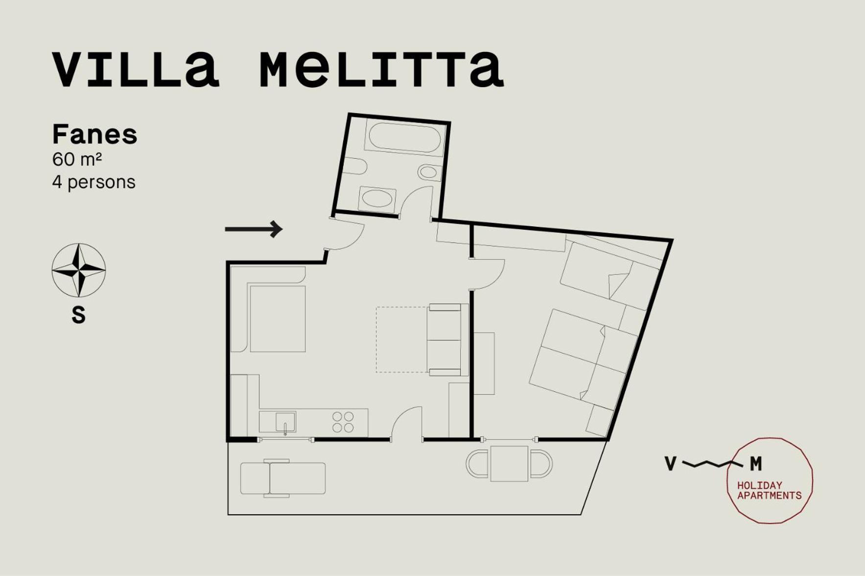 Villa Melitta San Vigilio Di Marebbe Cameră foto